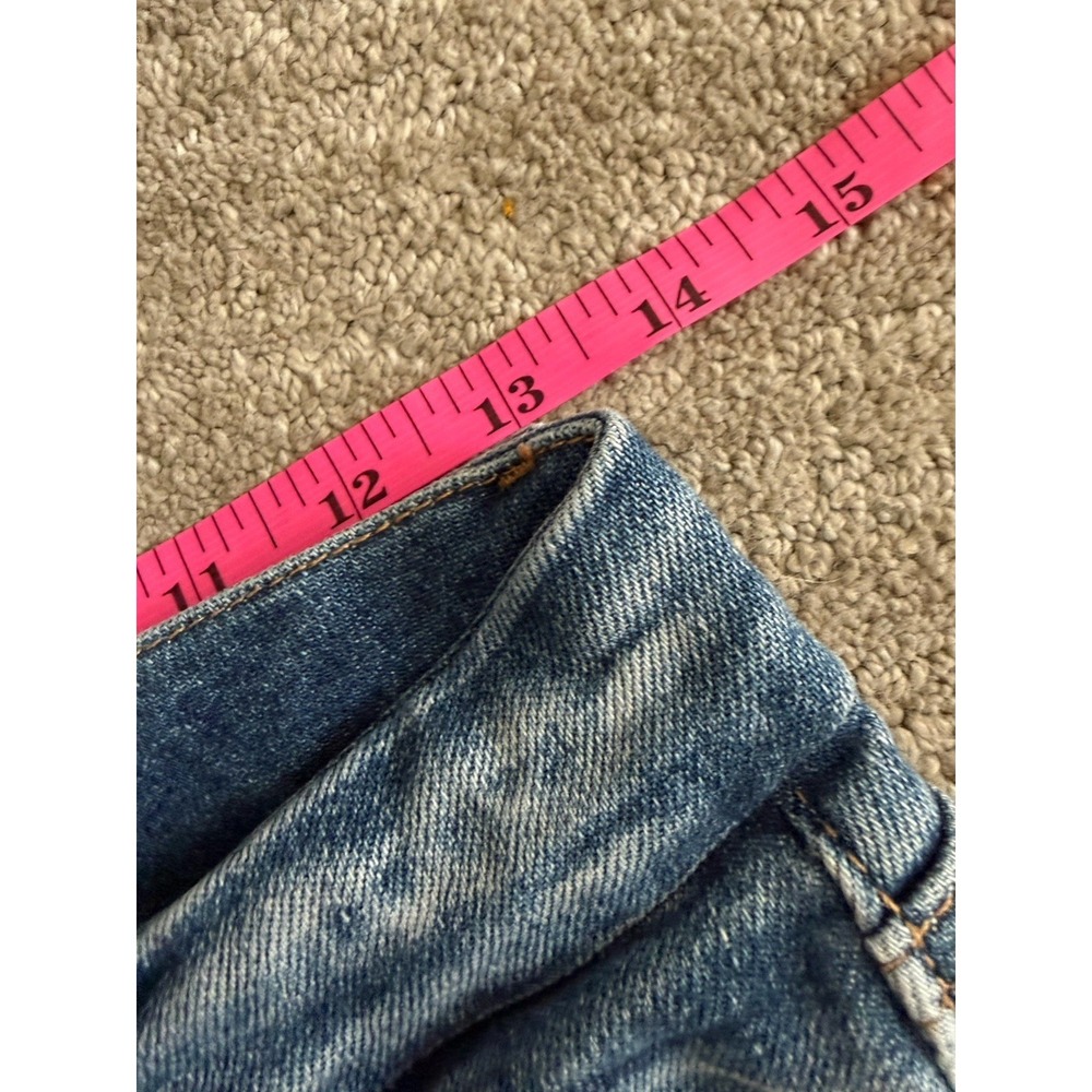 Good American Good Legs Distressed Skinny Jeans Size 27 Medium‎ Wash - Picture 9 of 10